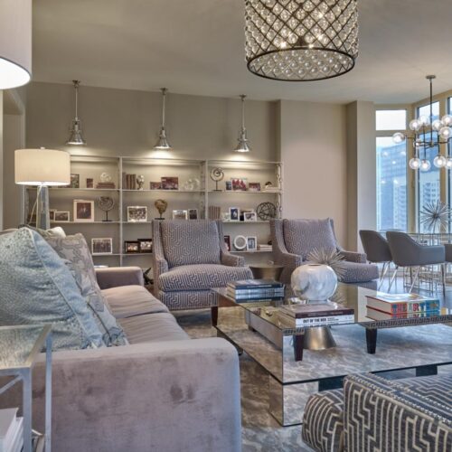 City Apartment Living Room Interior Design